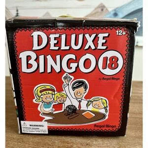 Deluxe Bingo Game Set with Cage, Balls, Board, Cards & Chips Family Fun